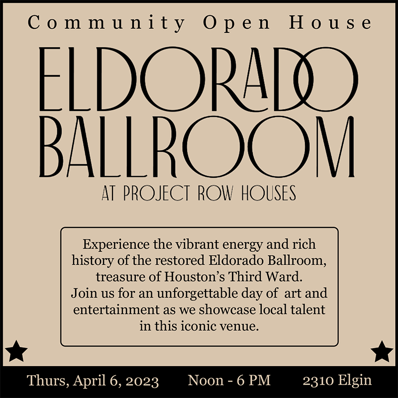 Eldorado Ballroom - Community Open House