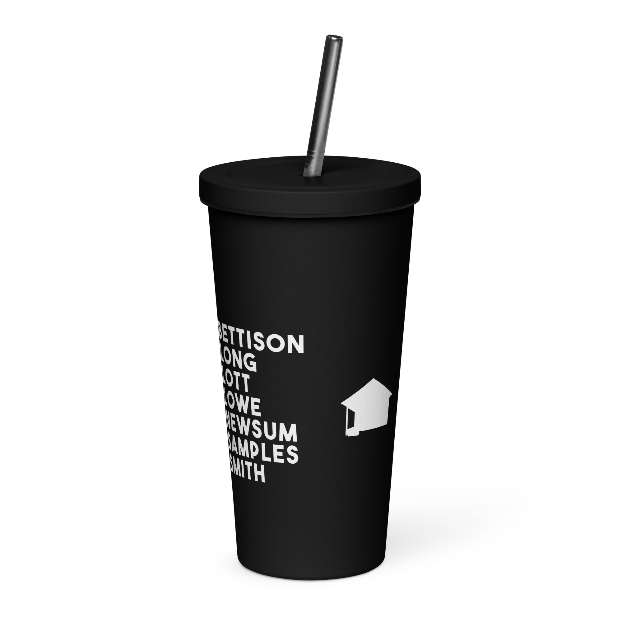 PRH tumbler with a straw