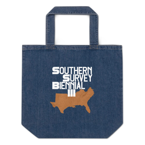 Southern Survey Biennial III Organic denim tote bag